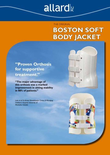 BOSTON SOFT BODY JACKET - Allard International