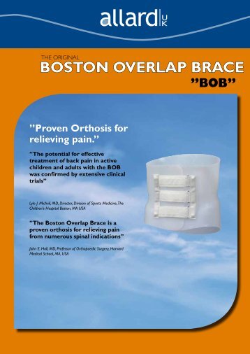 The Original BOSTON OVERLAP BRACE - Allard International