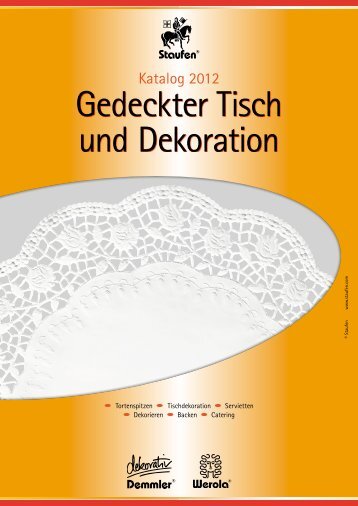 Download Gedeckter Tisch und Dekoration - Staufen GmbH & Co. KG