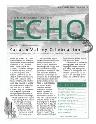 Echo 10 - Canaan Valley Institute