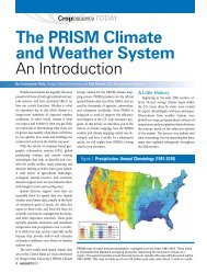 The PRISM Climate and Weather System - National Crop Insurance ...
