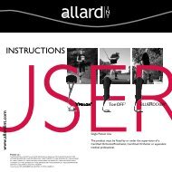 User Instructions ToeOFF Family - Allard International