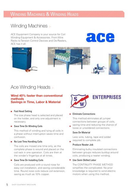 Shop Equipment Brochure - Superior Essex