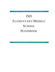 Elementary Handbook - Iowa School for the Deaf
