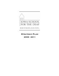 XXXXXX - Iowa School for the Deaf