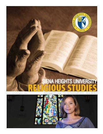 RELIGIOUS STUDIES - Siena Heights University