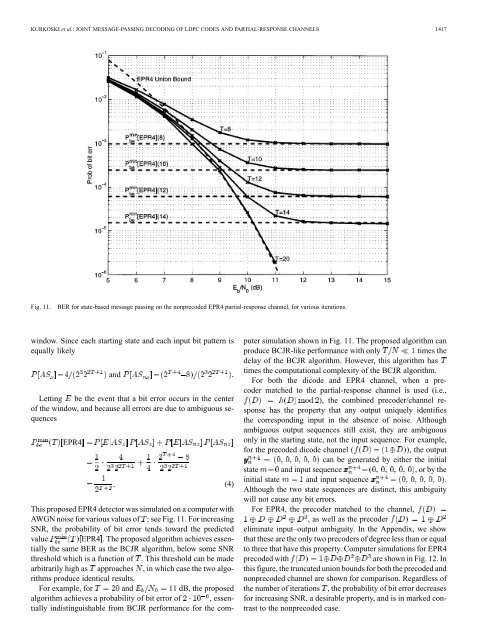 Joint message-passing decoding of LDPC codes and ... - CiteSeerX