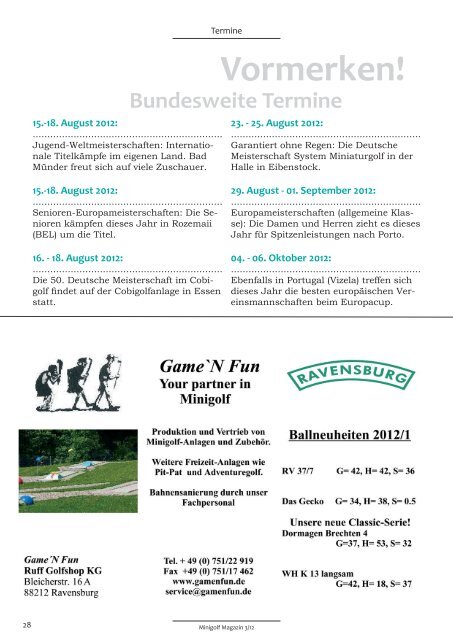 Fun Teamgolf-Nach- schlagturnier in Dormagen In aller Kürze!