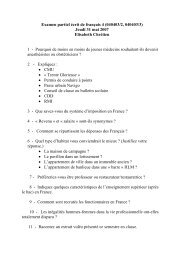 Examen partiel écrit de français 4 (040403/3)
