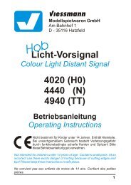 Licht-Vorsignal 4020 (H0) 4440 (N) 4940 (TT) - mtkb