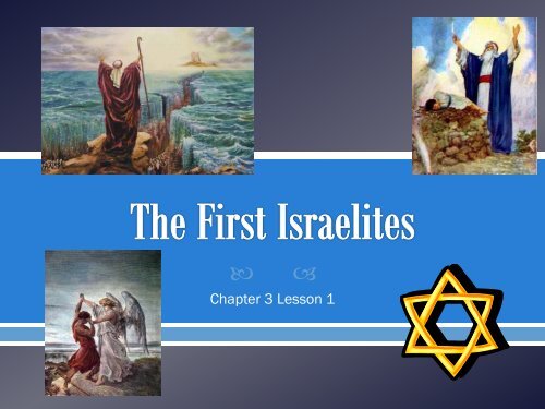 The First Israelites Sec 1