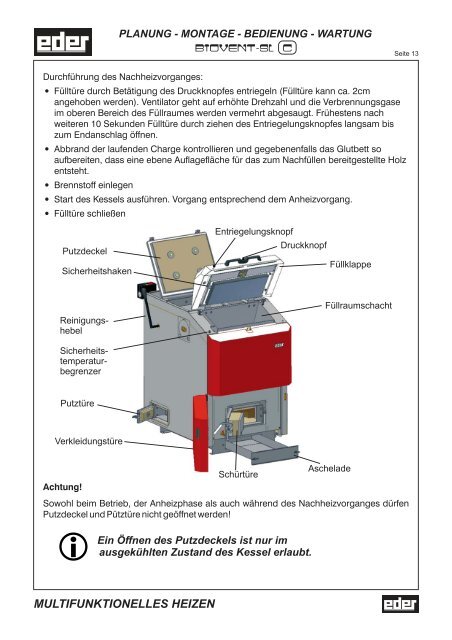 Bedienungsanleitung Biovent SLC - Eder