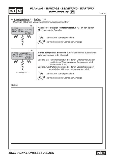 Bedienungsanleitung Biovent SLC - Eder