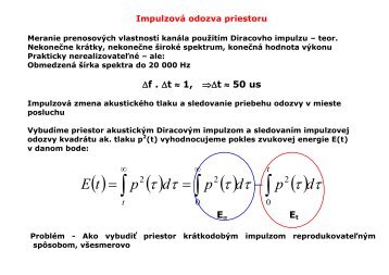 PriestorovÃ¡ akustika