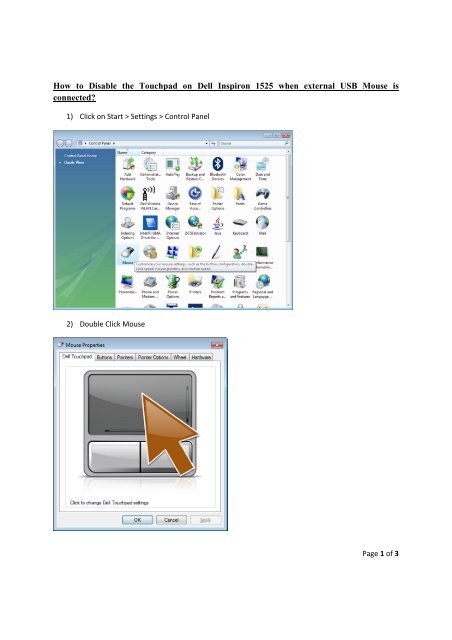 how to disable touchpad on dell inspiron how to disable touchpad on dell inspiron