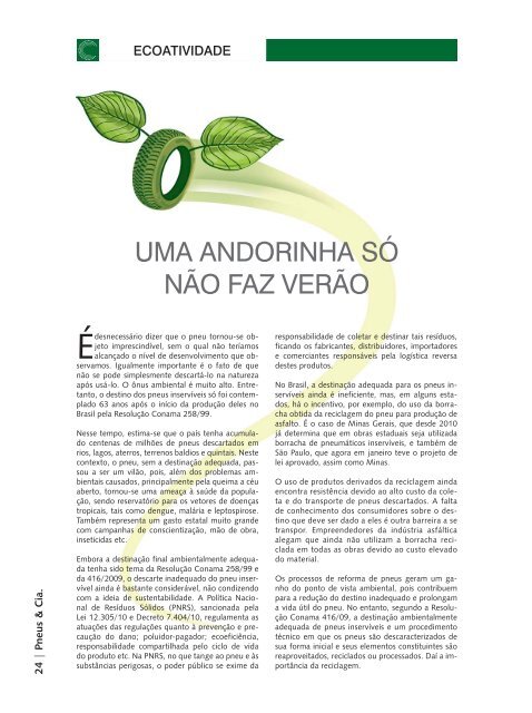 Revista Pneus e Cia nÂº26 - Sindipneus