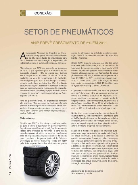 Revista Pneus e Cia nÂº20 - Sindipneus