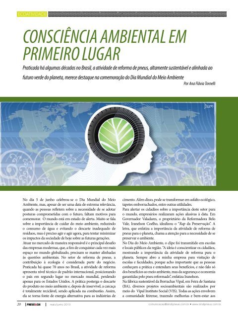 Revista Pneus & Cia. nÂº 34 - Sindipneus