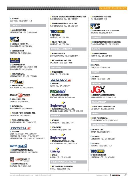 Revista Pneus & Cia. nÂº 34 - Sindipneus
