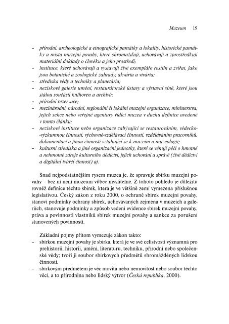 EdukaÄnÃ­ potenciÃ¡l muzea - Katedra vÃ½tvarnÃ© vÃ½chovy PdF UP