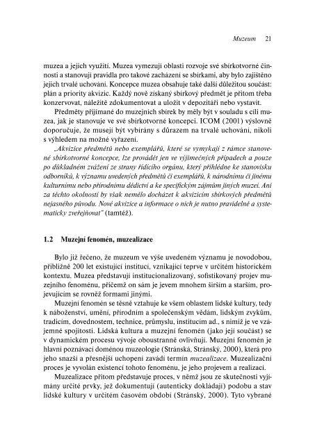 EdukaÄnÃ­ potenciÃ¡l muzea - Katedra vÃ½tvarnÃ© vÃ½chovy PdF UP