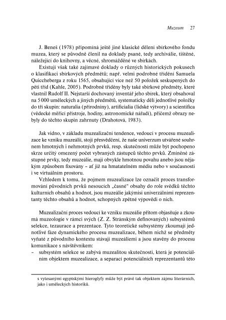 EdukaÄnÃ­ potenciÃ¡l muzea - Katedra vÃ½tvarnÃ© vÃ½chovy PdF UP