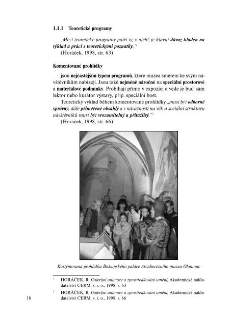 Å kola muzejnÃ­ pedagogiky 6 - Katedra vÃ½tvarnÃ© vÃ½chovy PdF UP