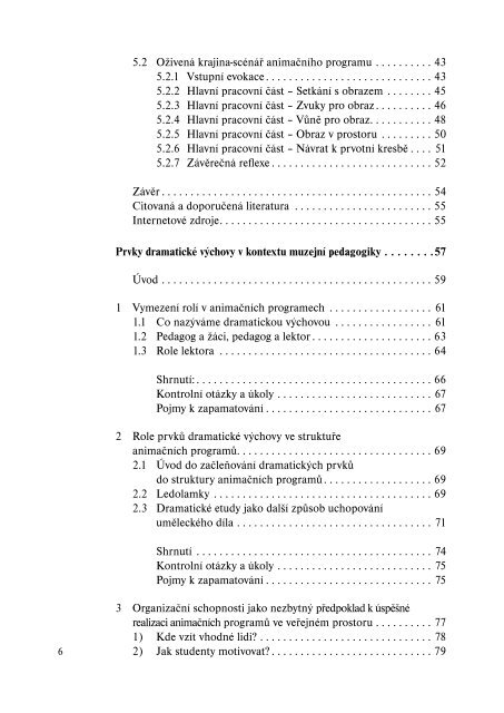 Å kola muzejnÃ­ pedagogiky 6 - Katedra vÃ½tvarnÃ© vÃ½chovy PdF UP