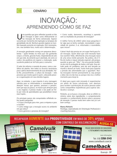 Revista Pneus e Cia nÂº31 - Sindipneus