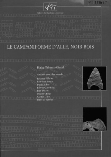 Le Campaniforme d'Alle, Noir Bois (Jura, Suisse) - RERO DOC