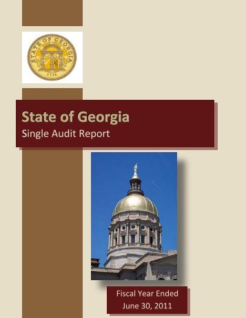 State of Georgia Comprehensive Annual Report - State Accounting ...