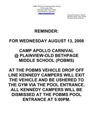 reminder: for wednesday august 13, 2008 camp apollo carnival ...