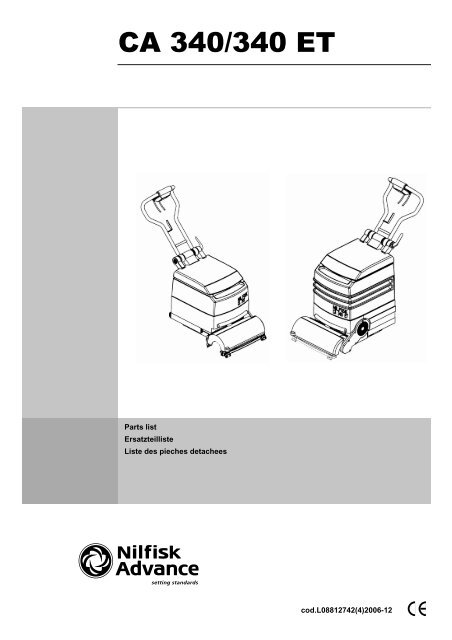 CA 340/340 ET - Nilfisk-Advance