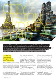 City Vision Sydney 2040 - Architecture Insights