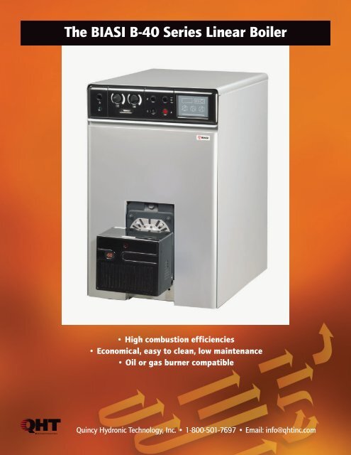 The BIASI B-40 Series Linear Boiler - QHT Inc.