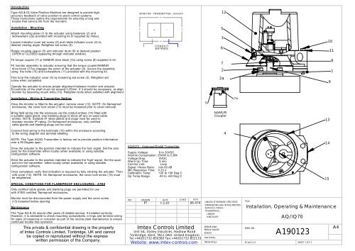 A190123 - Imtex Controls