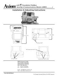 Installation & Adjusting Instructions - Imtex Controls