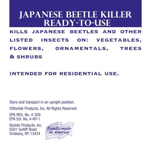 JAPANESE BEETLE KILLER Ready-to-Use - Bonide