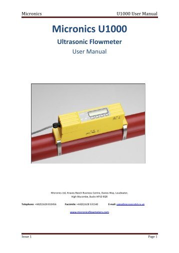 Micronics U1000 Manual Issue 1.pdf - Micronics Ltd.