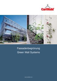 Fassadenbegrünung (pdf) - Carl Stahl München