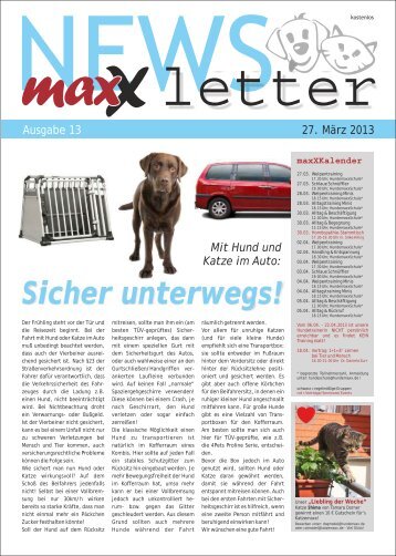 Sicher unterwegs! - Hundemaxx