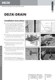 DELTAÂ®-DRAIN Installation Instructions