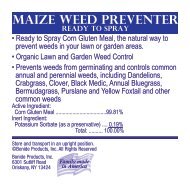 maize weed preventer ready to spray - Bonide