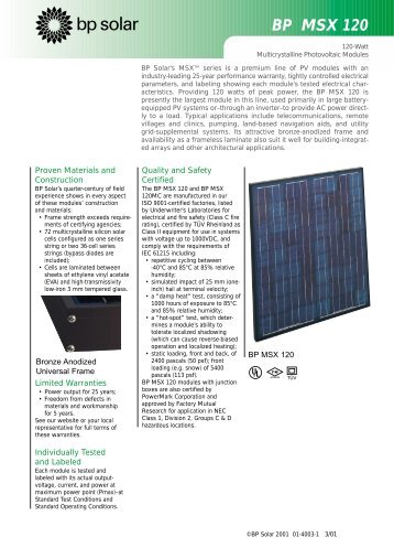 BP MSX 120 - TroqueDeEnergia.com