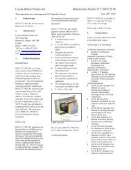 CSC/CSI Spec Data Sheet - Cosella-DÃ¶rken Products, Inc