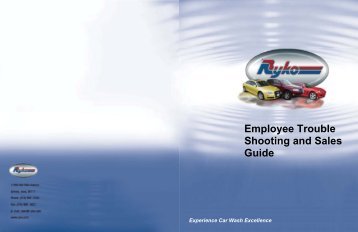 Employee Trouble Shooting and Sales Guide - Ryko Car Wash ...