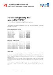 Fluorescent printing inks acc. to PANTONE ... - AGP Vectorial