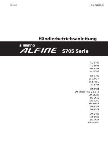 Alfine Di2 Gruppe Bedienungsanleitung - starbike.com