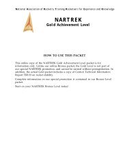 NARTREK Gold Achievement Level - National Association of Rocketry