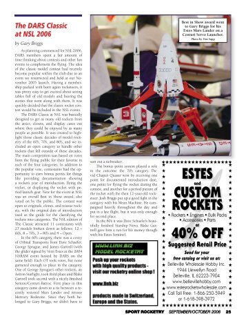 estes custom rockets 40% off - National Association of Rocketry